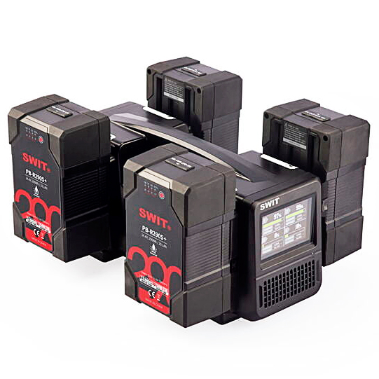 SWIT PC-P461S - 4ch x max 6A Top Fast Simultaneous 14V/28V Charger, V-Mount