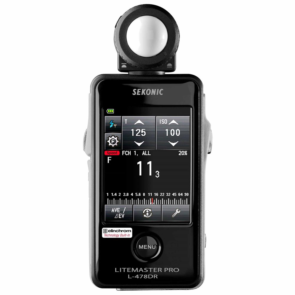 Sekonic Litemaster Pro L-478DR-EL  Elinchrom Belichtungsmesser und Funkauslöser