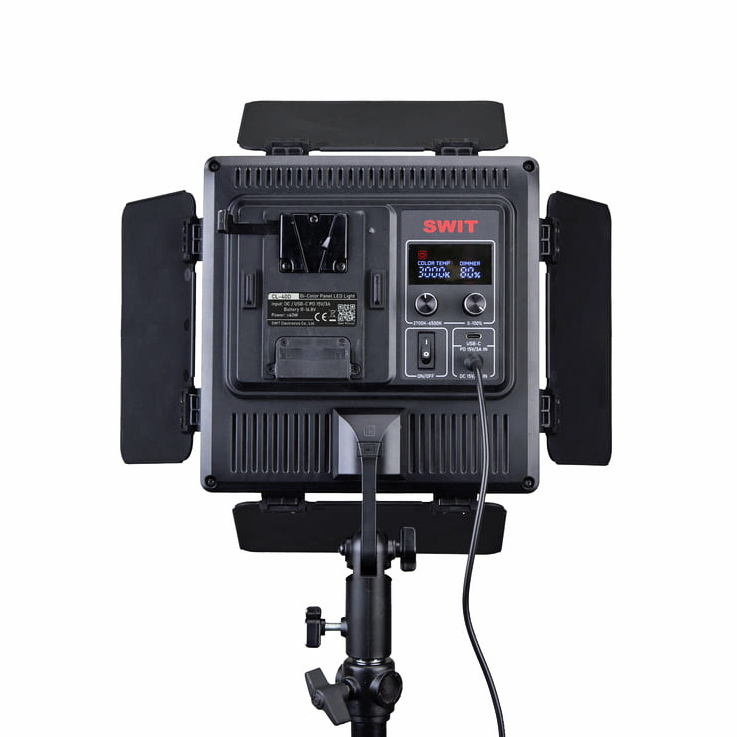 SWIT CL-40D High-Bright Ultra-Portable Easy-Setup Fanless Bi-color Panel Ligh 40W 1150Lux