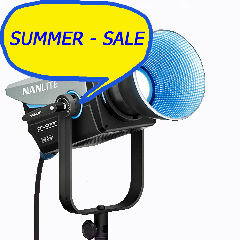 NANLITE FC-500C LED RGBW Vollfarben LED Leuchte - 57.050 Lux - LIEFERBAR !