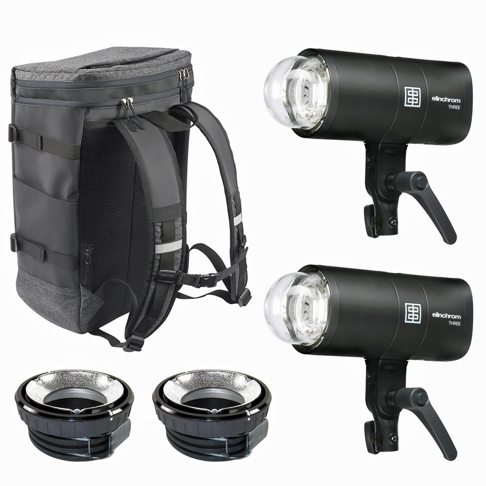 Elinchrom THREE Battery Monolight Dual Kit (E20942.2)