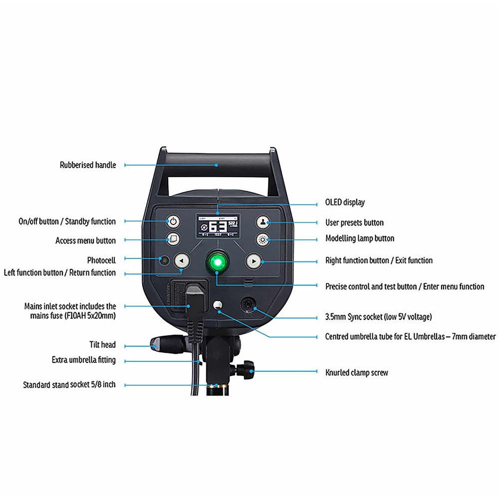 Elinchrom ELC Pro HD 1000 Monolight (E20616)