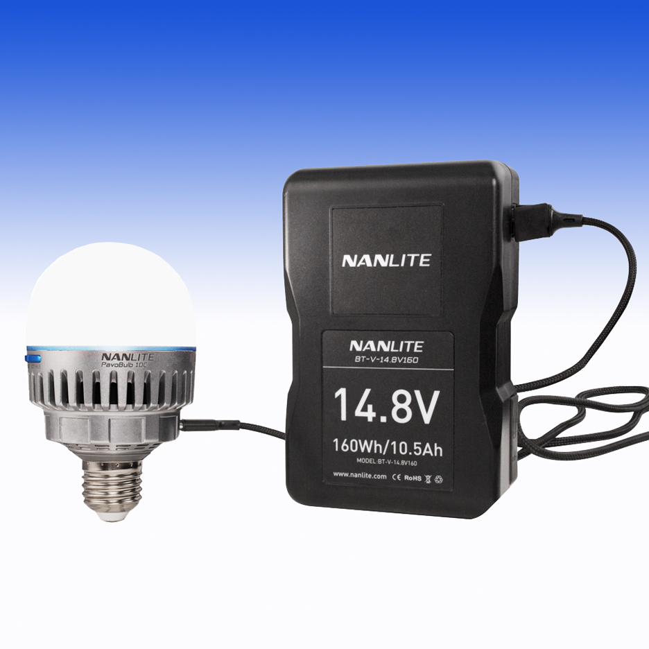 Nanlite PavoBulb 10C RGBWW  - Fernsteuerbare LED Birne mit 36000 Farben