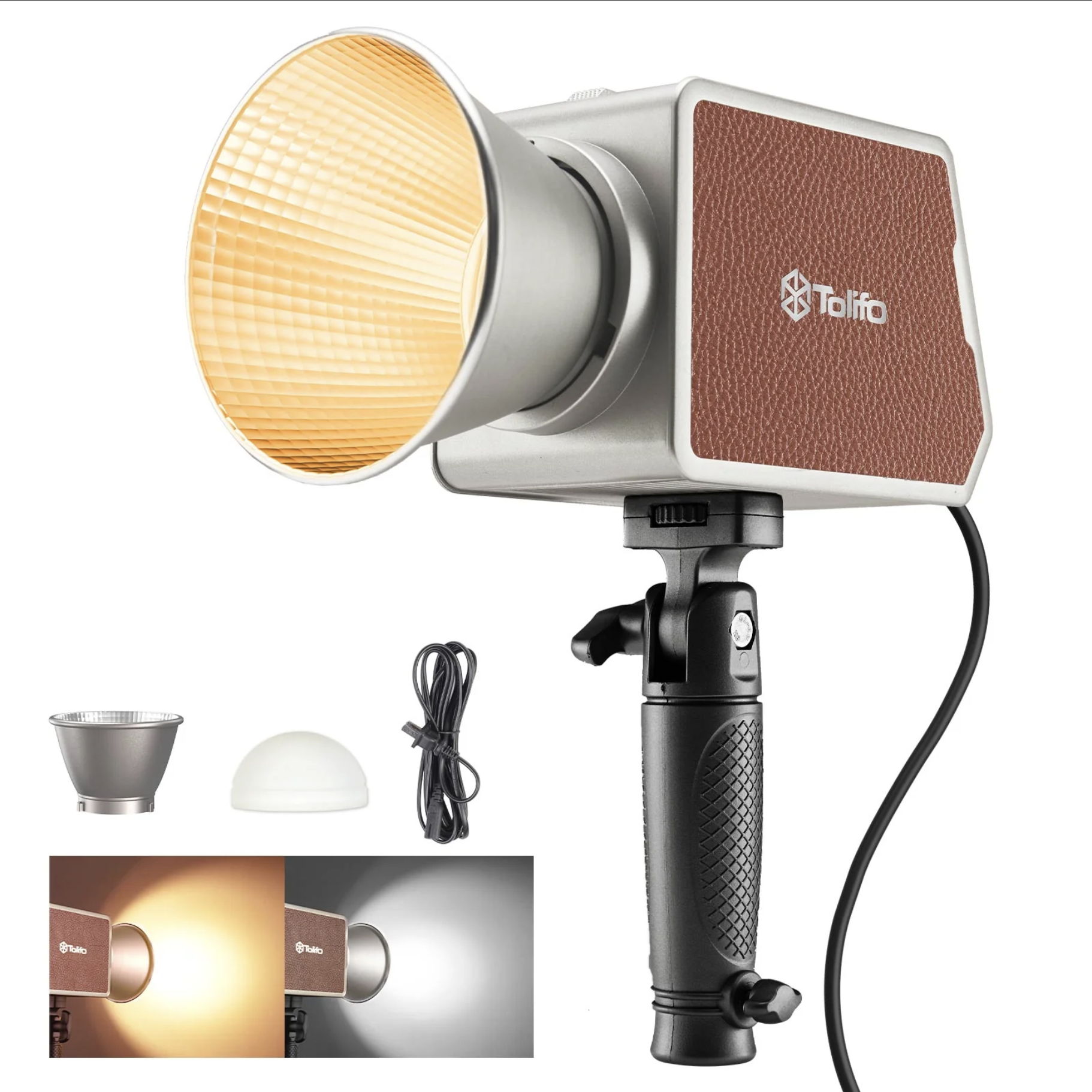 PL-200B AC PALM Bi-Color LED TOLIFO sehr helles Licht Akku und Strom - LIEFERBAR
