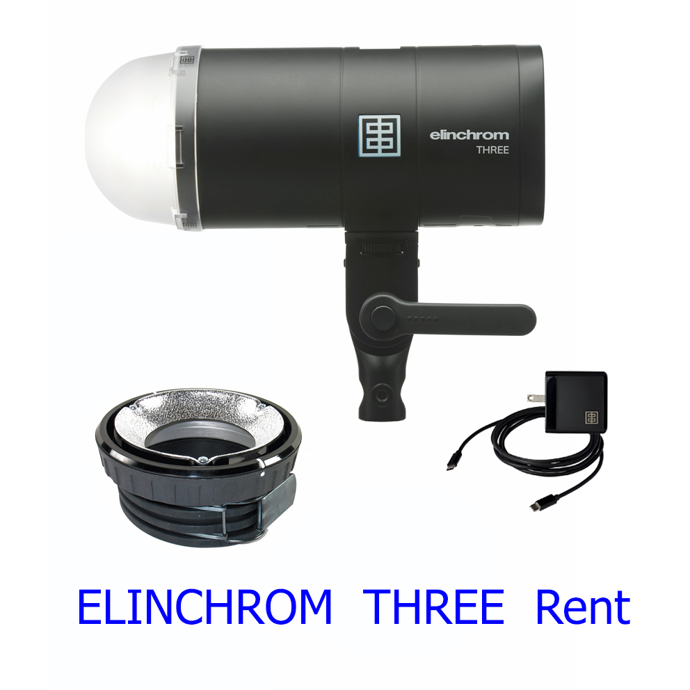RENT (Mietgerät): Elinchrom THREE Off-Camera-Flash (Akkublitz)