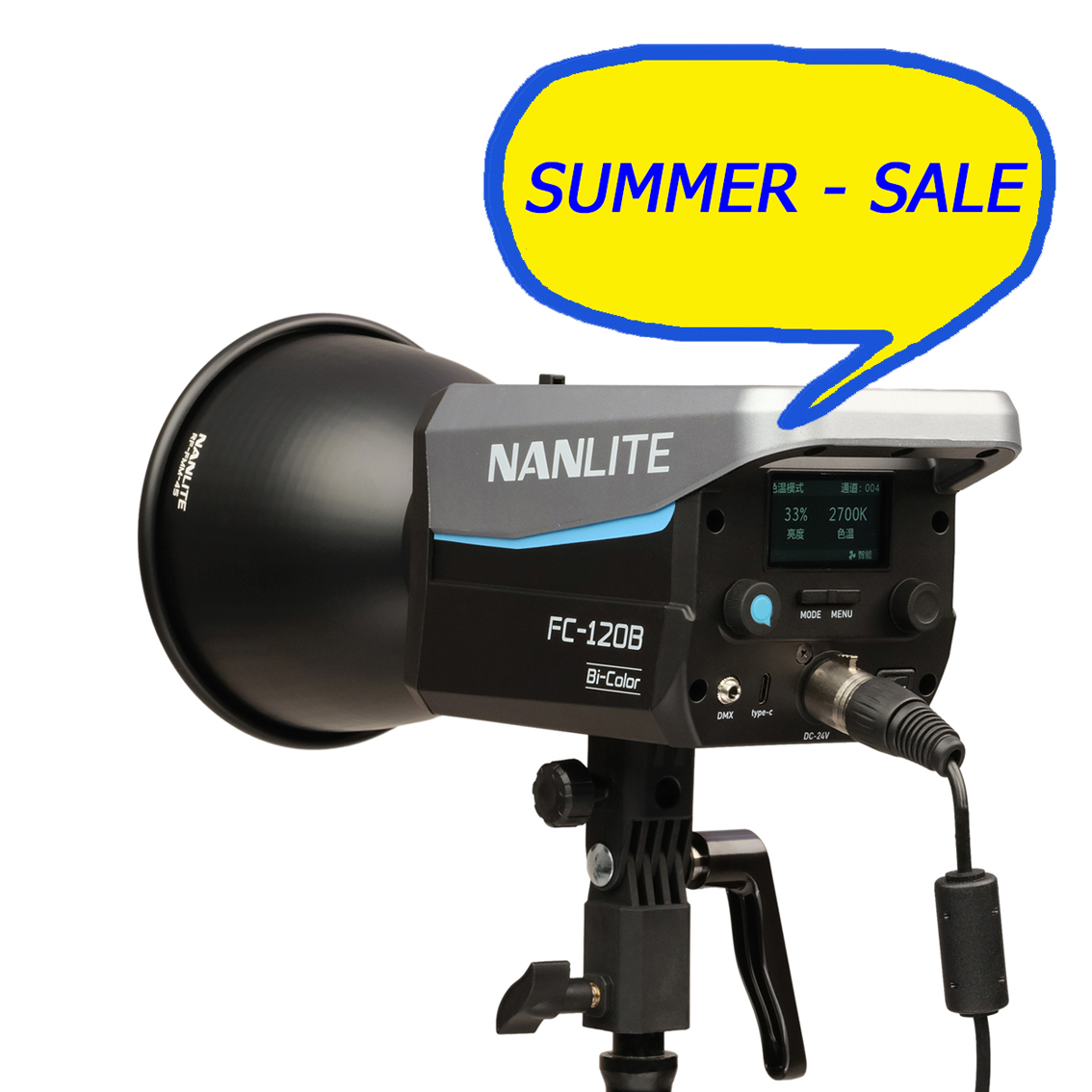 NANLITE FC-120B LED Bi-Color LED Leuchte - 17.450 Lux - LIEFERBAR !