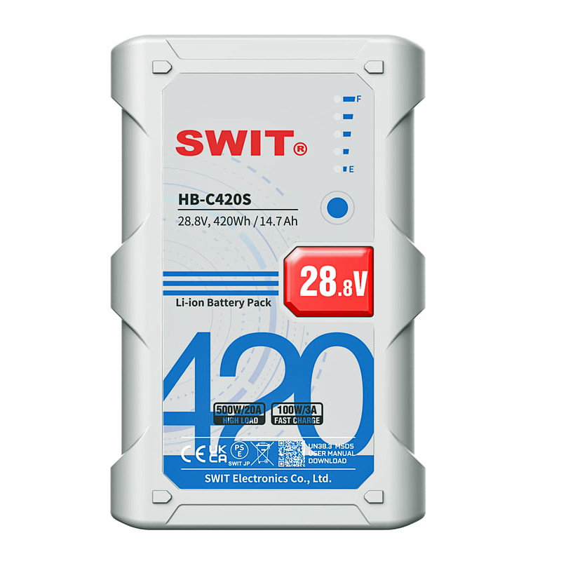 SWIT HB-C420S 420Wh 28V V-mount Battery mit 500W Dauerleistung - SCHNÄPPCHEN ! 
